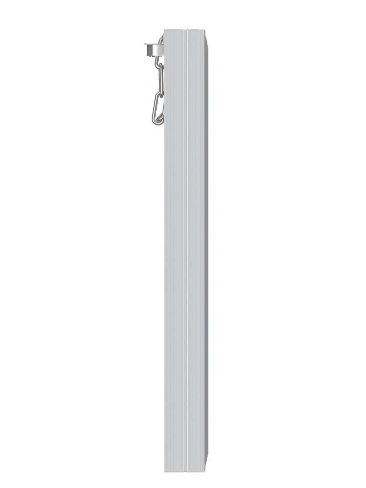 Люк ревизионный D Ceramo Base 250х400 скрытый монтаж съемный алюминий EVECS